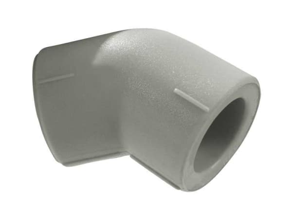 KAN-therm PP armbåge 63mm 45 grader 04104363