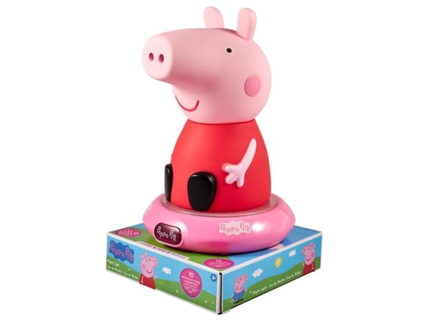 Peppa Pig figur Natlampe 25 cm H (3 x AA batterier inkl)