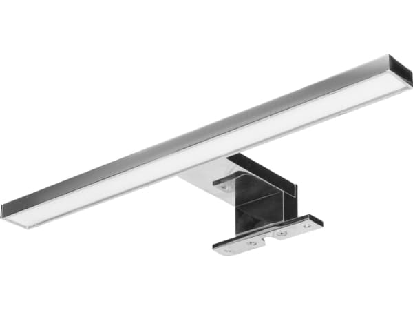 Vägglampa Orno NORTES LED 5W, lampa över spegel, 320lm, 4000K, längd 30 cm, aluminium, silver