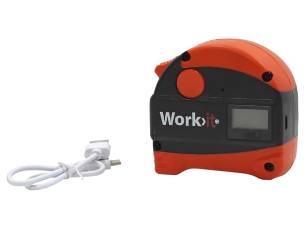 Home it Work ® målebånd med laserafstandsmåler 5 + 40 meter