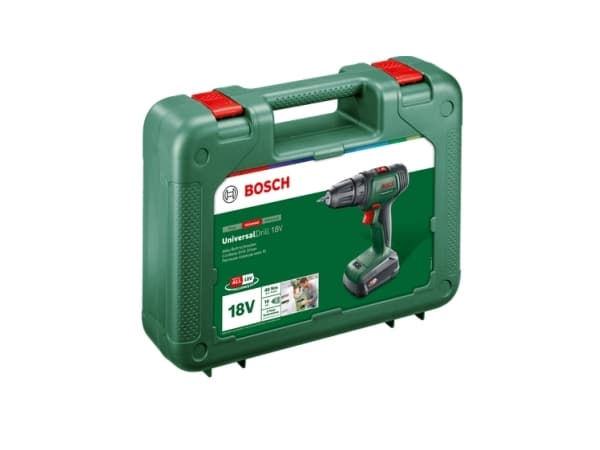 Bosch Universaldrill 18, Borr med pistolgrepp, utan nyckel, 1 cm, 1450 RPM, 3 cm, 1 cm