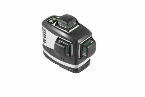 Kapro Kapro 3D-lasertaso vihreillä säteillä, IP65, seinäkiinnikkeellä varustettuna