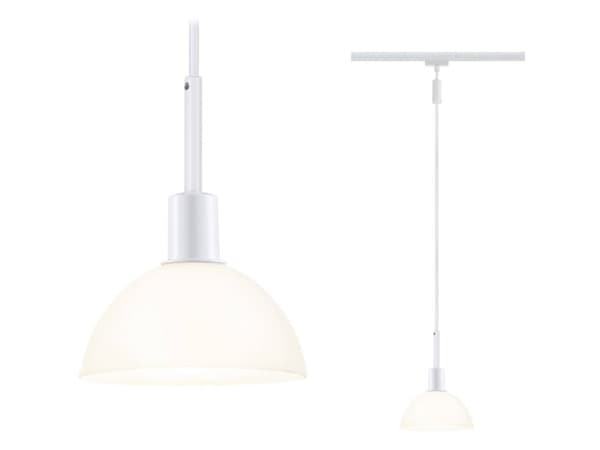 Paulmann 96973, Fleksibel montering, Hvit, Opal, Glass, Metall, Tekstil, Rund, Hvit Hvit