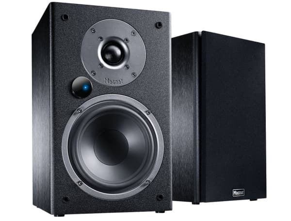 Magnat Monitor Reference 2A - Högtalare - trådlös - Bluetooth - 2-vägs - mattsvart, svart med struktur