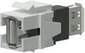 Miniatyrbild 1 av 2: PROCAB VCK622/W, Platt, Vit, USB A, USB A, Honkontakt, Honkontakt