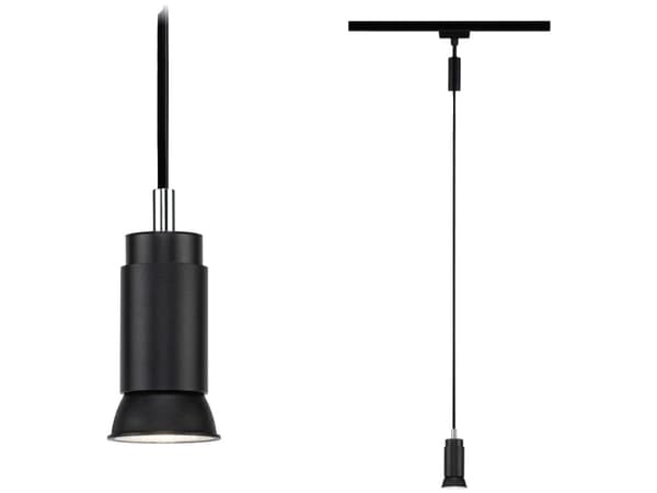 Paulmann Runa Högspänningsskensystemlampa, Pendel URail GU10 Svart (matt)