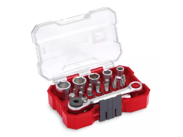 Einhell 49118683, 21 stykker, 25,4 / 4 mm (1 / 4"), Grå, 25 mm, 75 mm, 35 mm