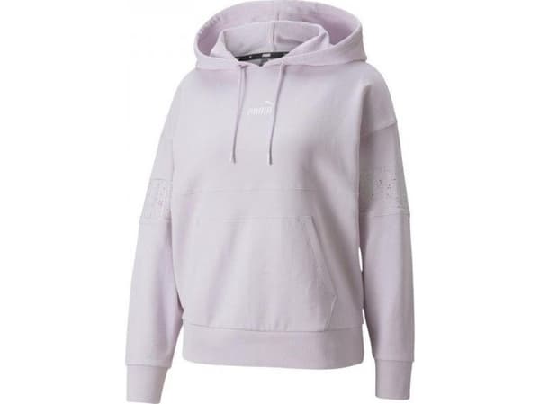 Puma Sweatshirt Puma Power Colorblock Stardust Hoo W 848828 73, Storlek: M