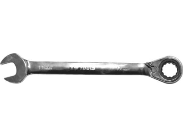 AWTools kombinasjonsnøkkel med skralle 17 mm (AW40534)