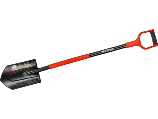 Proline Sharp spade, førsteklasses kvalitet, herdet metallhåndtak, 1200 mm proline