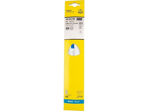 KLINGSPOR sapelisahan leikkuuterä 230x19x0,9mm RS 903 MQ /5 kpl.
