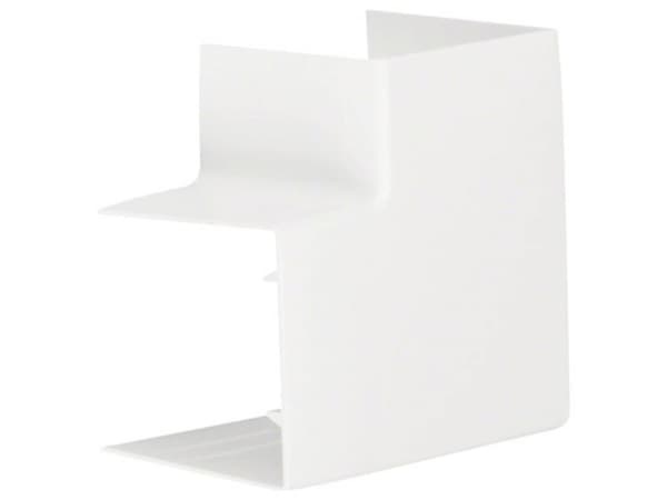 Hager LFF6006059016 Litteä kulma (L x K) 57 mm x 60 mm Valkoinen 1 kpl