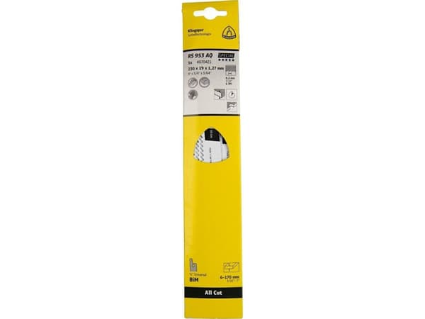 Klingspor KLINGSPOR sapelisahanterä 230x19x1,27mm RS 953 AQ /5kpl.