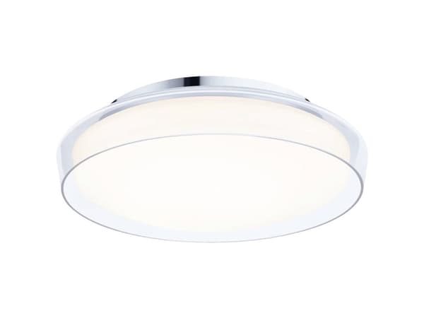Lampe sufitowa Paulmann Taklampe LUENA LED 16,5W 860lm okragła 350mm 3000K IP44 230V szkło krom / metall