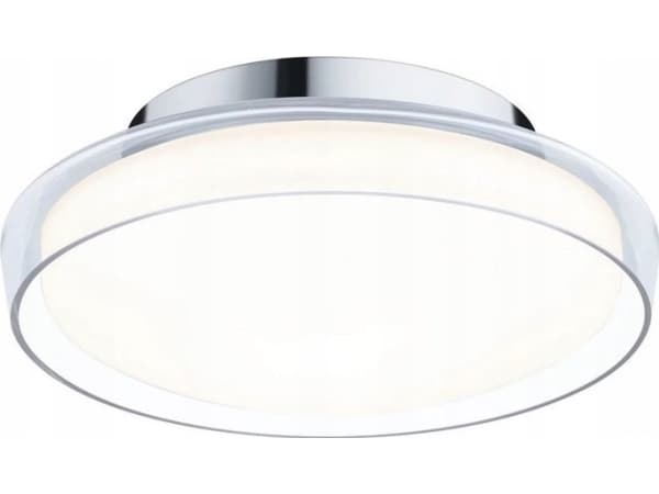 Lampe sufitowa Paulmann Taklampe LUENA LED 16,5W 860lm okragła 350mm 3000K IP44 230V szkło krom / metall