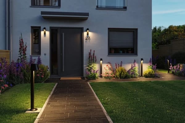 Paulmann CAISSA LED 9W puutarhavalaisin 700lm 3000K 793mm IP44 antrasiitti / alumiini