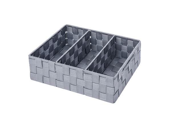 WENKO Adria, Oppbevaringsbrett, Grå, Rektangulær, Polypropylen (PP), Monokromatisk, 320 mm