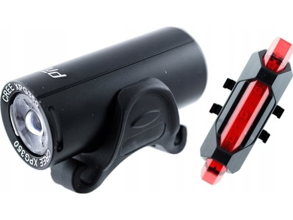 Prox Lyssett ProX Pictor CREE 350Lm + 10Lm USB sort
