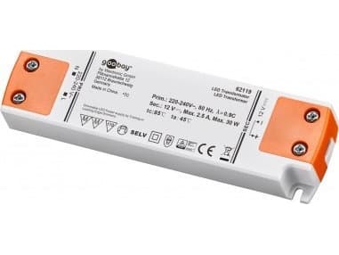 Goobay 62119, Valaisimen LED-säädin, Oranssi, Valkoinen, Tüv, CE, WEEE, IP20, II, -20 - 45 °C
