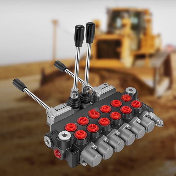 Hydraulinen suuntasäätöventtiili, 6-puolainen hydrauliventtiili, 11 GPM kuormainten venttiilit, 4500 PSI traktoreihin.