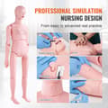 Miniatyrbillede 3 af 9: Sygeplejedukke: Demonstration af kvindelig kropsstørrelse. Multifunktionel PVC-anatomisk mannequin til sygeplejeuddannelse og simulation.