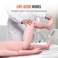 Miniatyrbillede 4 af 9: Sygeplejedukke: Demonstration af kvindelig kropsstørrelse. Multifunktionel PVC-anatomisk mannequin til sygeplejeuddannelse og simulation.