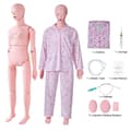 Miniatyrbillede 1 af 9: Sygeplejedukke: Demonstration af kvindelig kropsstørrelse. Multifunktionel PVC-anatomisk mannequin til sygeplejeuddannelse og simulation.