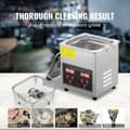 Miniatyrbillede 5 af 9: Ultrasonic Cleaner med digital timer og varme, professionel rengøringsmaskine til smykker, briller og små dele (2L) i rustfrit stål.