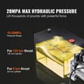 Miniatyrbillede 3 af 9: Hydraulikpumpe 8 Quart, Enkelvirkende Dump Trailer Pumpenhed, DC 12V – Effektiv strømtilførsel til trailere.