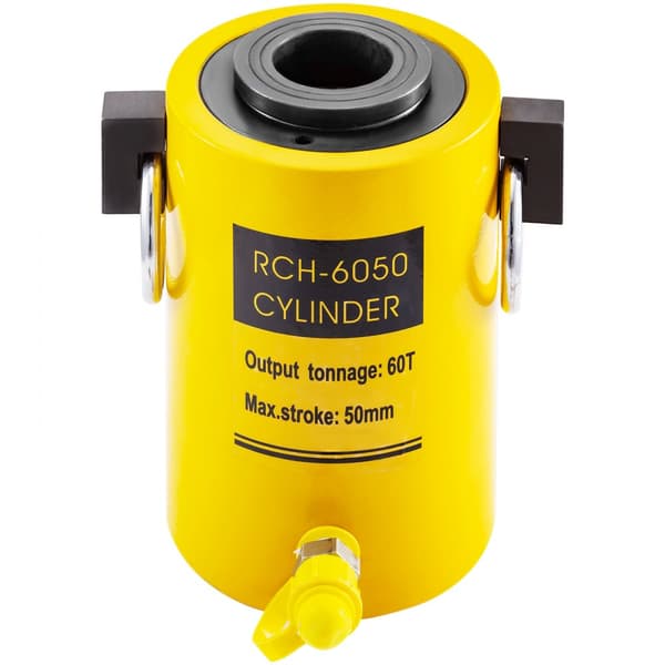 60T 2 tommer hydraulisk cylinder donkraft - Enkeltvirkende ramme, 50 mm løftecylinder til riggerefabrikanter. (60T 2 tommer hul)