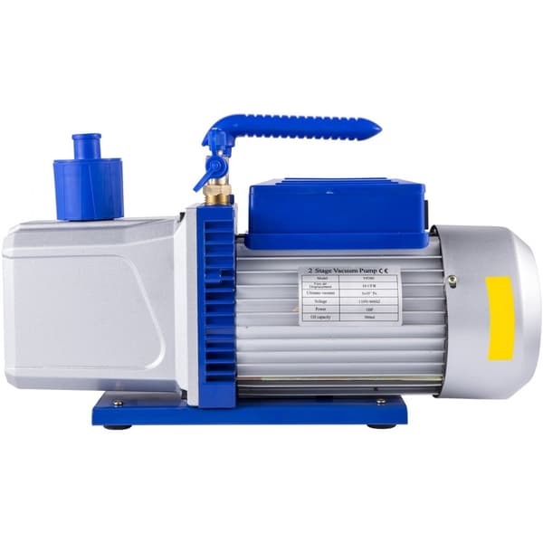 10CFM 2-trins vakuumpumpe, 1HP kølevakuumpumpe til AC, perfekt til mademballage og bilreparation. Ideel til vakuumfordybning (VP280).