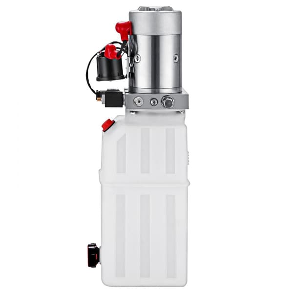 Hydraulikpumpe Power Unit DC 12V 6L, dobbeltvirkende, 6 Quart til dumper. Effektiv hydraulikløsning med høj ydeevne.
