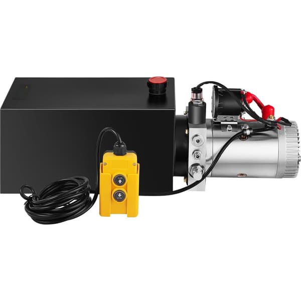 10 Quart Enkeltvirkende Hydraulikpumpe til Dump Trailer, Aflæsning & Reparation, 12v