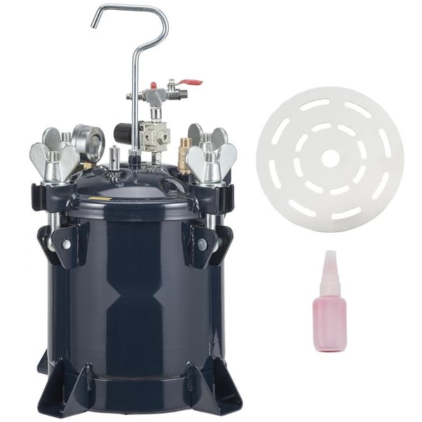10 l paineilmasäiliö, metalliteline ja tiiviste teollisuuteen, sisustukseen, rakentamiseen, automaalaukseen, 70 PSI Max