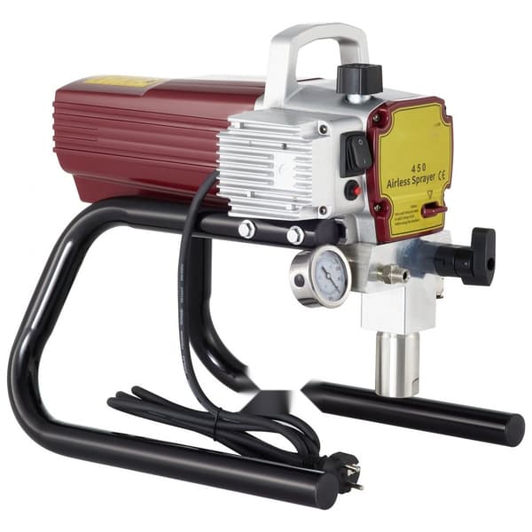 Pro Airless seinämaalausruisku 1500W, säädettävä 22Mpa paine, 15M putki maalaamiseen seiniin, kattoihin ja puihin.