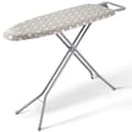 Pikkukuva 1 / 9: Iso silityslauta 51 x 13 cm, paksu 4-kerroksinen, lämpöä kestävä ja 100 % puuvillapäällinen, korkeus säädettävissä.