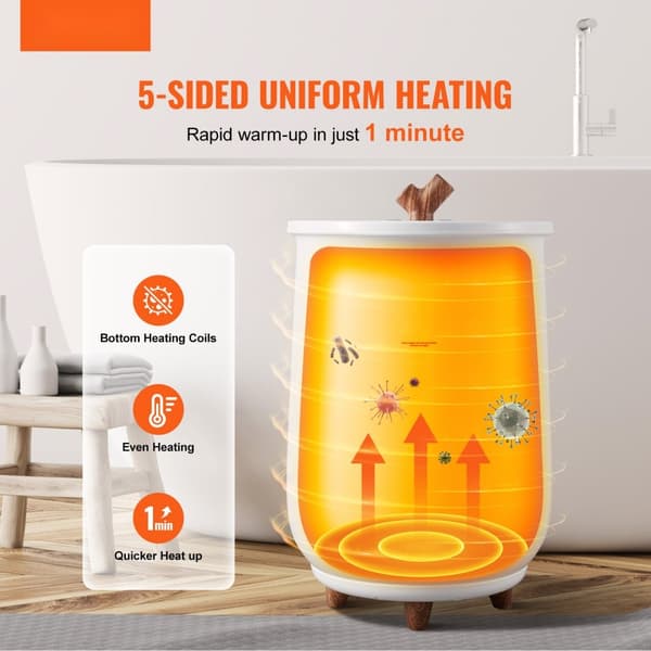 20L Pyyhekuivausämpäri Isot Kuivaimet Kylpyhuoneeseen LED-valolla - Tehokas ja käytännöllinen!