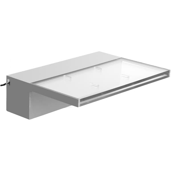 Suihkulähde 11,8 x 3,2 x 8,1 tuumaa LED-valolla, akryylia, täydellinen puutarhalammelle ja uima-altaalle.