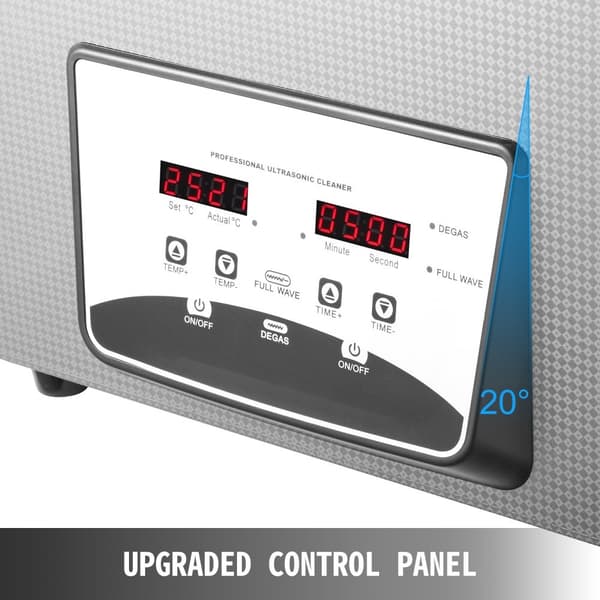 Ultralydsrenser 10L til smykker, ur og ringe. Digital varm renser med timer. Effektiv industriel sonic rengøring til tandglas og dele.