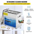 Miniatyrbillede 2 af 9: Ultralydsrensemaskine, 36KHz~40KHz justerbar frekvens, 6L 220V, digital timer og varmelegeme. Ideel til smykker og briller. FCC/CE/RoHS godkendt.