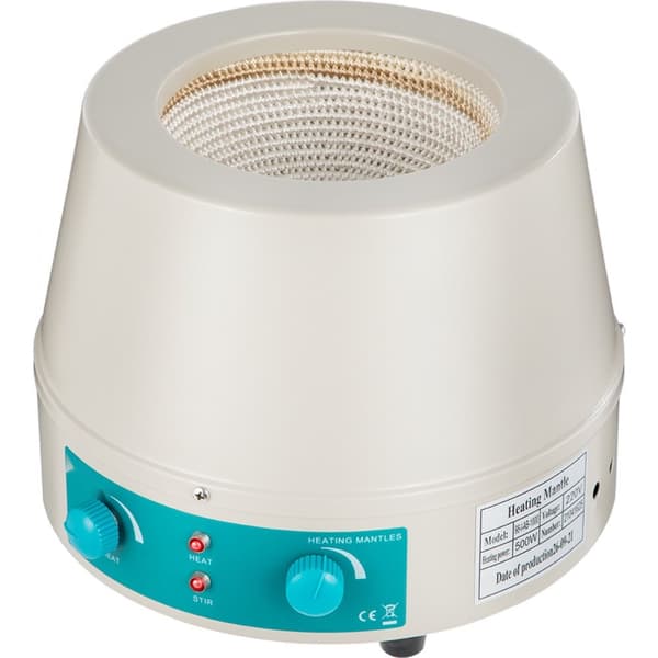 1000 ml magnetisk omrörare med värmemantel 350W, digital display för rundbottnad kolv.