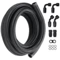 Pikkukuva 9 / 9: 10AN Polttoaineletkusarja, 10 FT, 0,55" Nylon, ruostumaton teräs, öljy-/kaasu-/dieselletku, 7 kpl kääntyviä liittimiä.