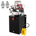 Pikkukuva 1 / 9: Kaksitoiminen hydraulinen voimayksikkö, painemittari ja 12 Quart hydraulinen pumppu.