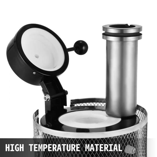 1KG guldsmältugn 1800W digital smältugn 1150℃ för gjutning av ädelmetaller: guld, silver, tenn, aluminium.