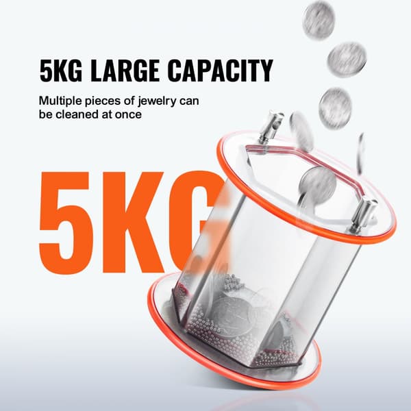 5 kg Roterande tumlare Ytpolerare Smycken Polermaskin Gem DIY