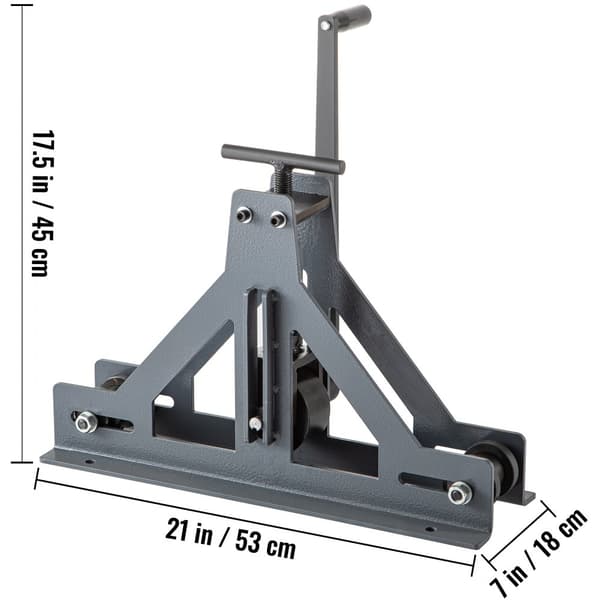 Rørbøjer til 1-1/2" rør, manuel for firkantet og rektangulært stål. 14 gauge, ideel til blødt stål, kobber og aluminium.