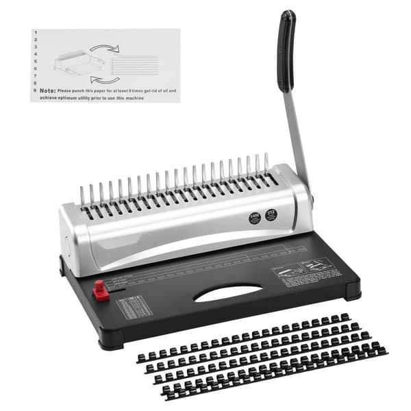 Kampasidontakone 21-reikäinen, 450 arkkia, 100 kpl 3/8" kärkiä, sopii Letter-, A4- ja A5-kokoisille.