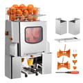 Pikkukuva 1 / 9: Kaupallinen appelsiinimehukone, 120 W, ruostumattomasta teräksestä valmistettu tehokas puristin.
