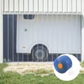 Miniatyrbillede 8 af 9: Stripgardin, 30 m længde x 30 cm bredde x 0,3 cm tykkelse. Klar PVC glatte gardinstrimler til døre i supermarked, garage, lager og stalden.