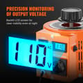 Miniatyrbillede 6 af 9: 1000VA variabel spændingstransformator 3,3A 0-300V med LCD-spændingsregulator - CE-godkendt kvalitet.